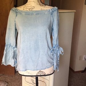 Chambray top